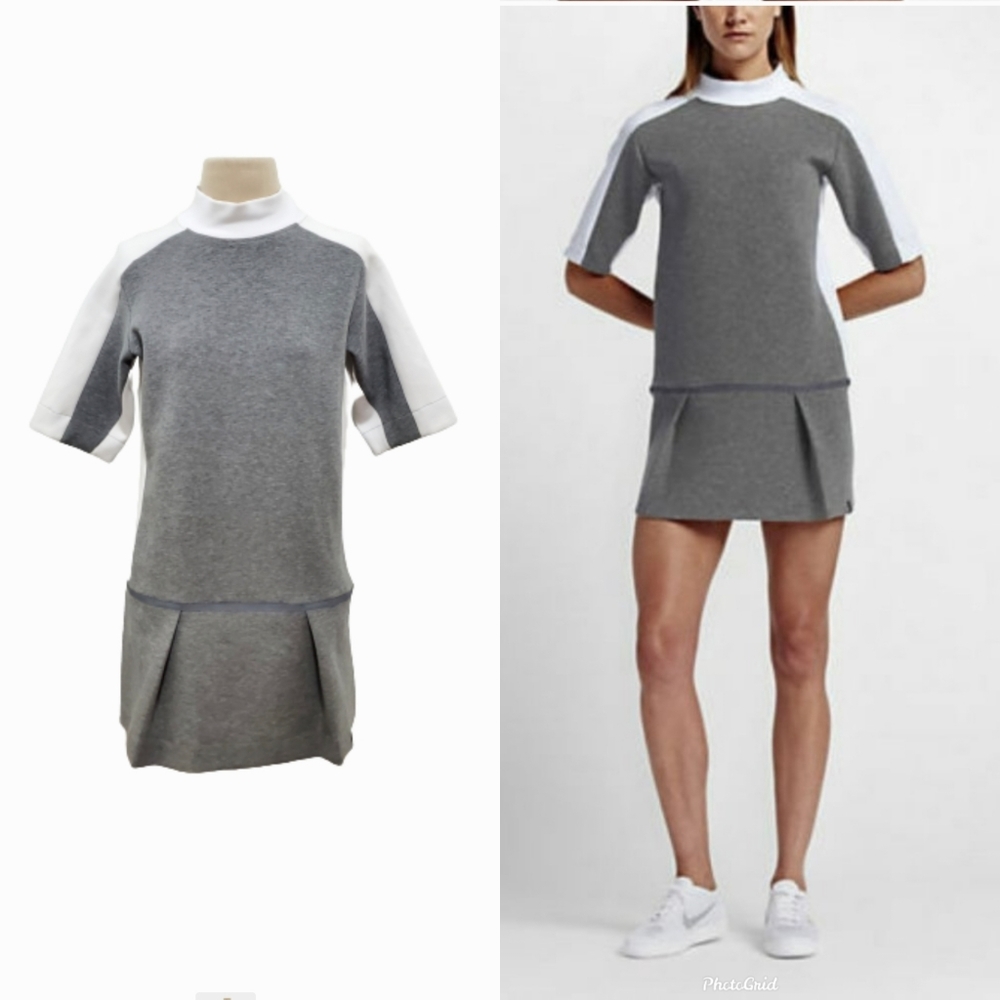 Nike Court Tennis Neoprene Carbon Heather/White Size Small